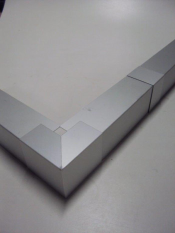 Abtropfwinkel Aluminium 40 / 30 mm x 2500 mm x 1 mm